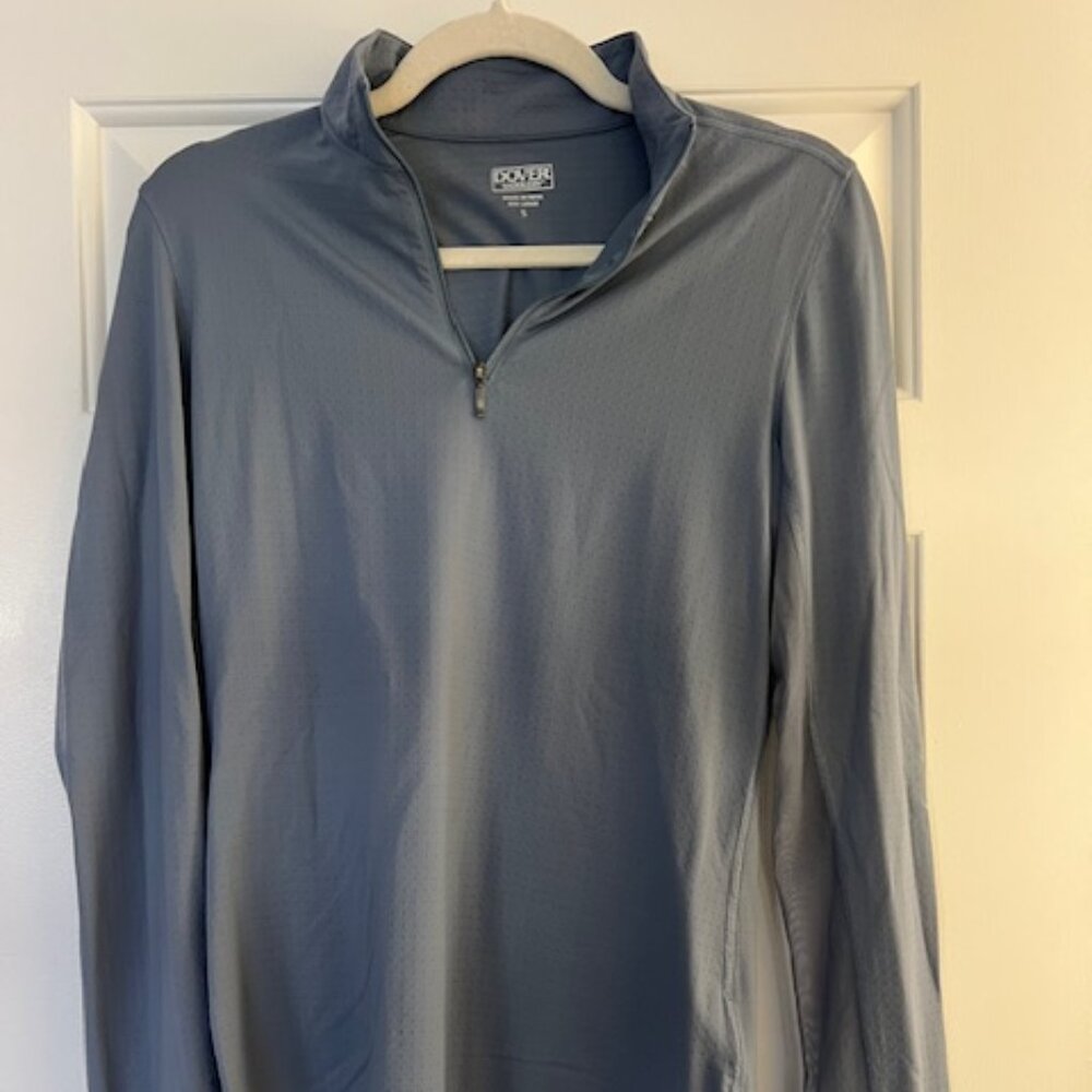 Dover Saddlery Equestrian Women's Long Sleeve Size Small Zip Riding Shirt